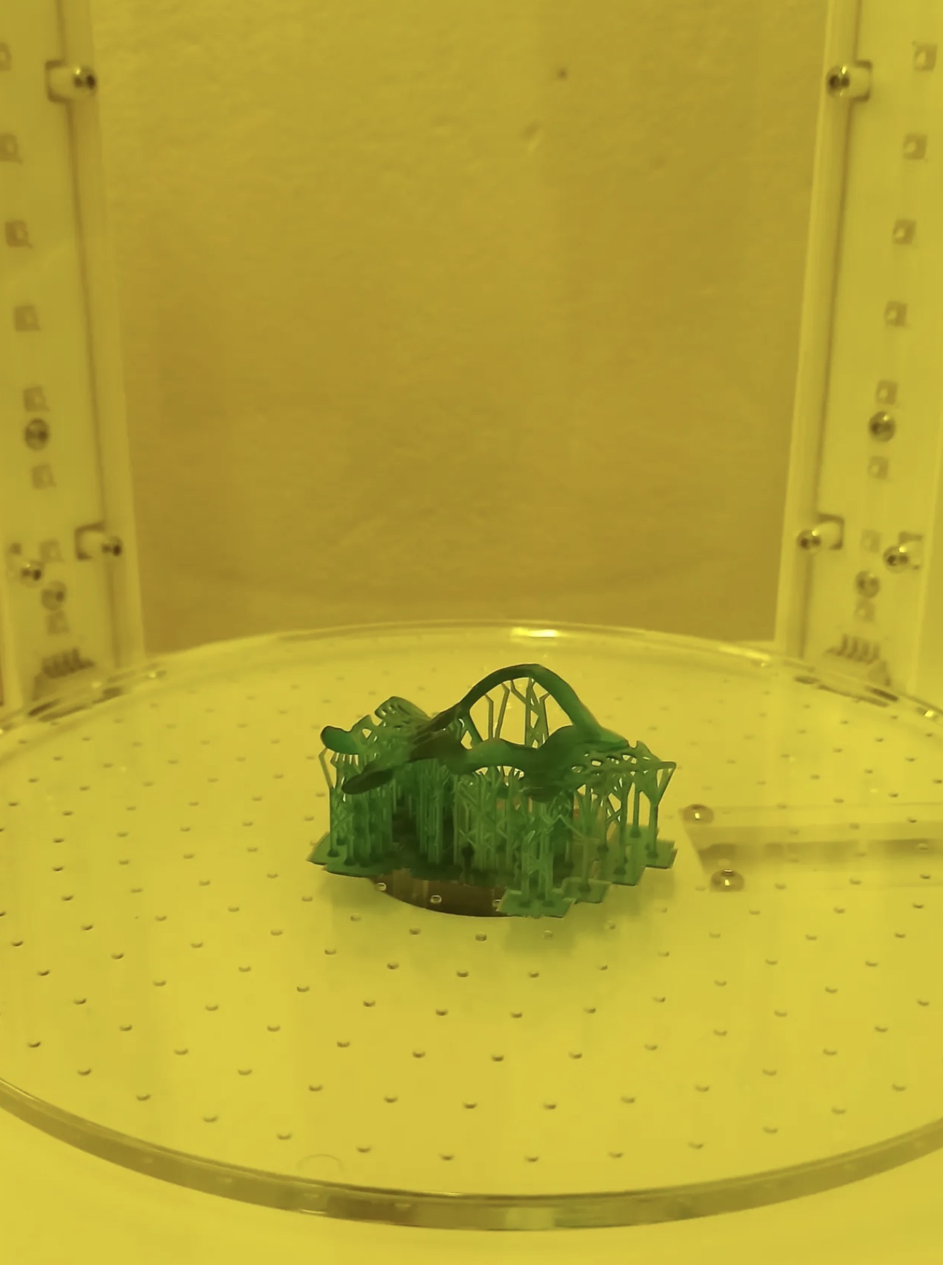 Armature en cours de fabrication additive dans l'imprimante 3D